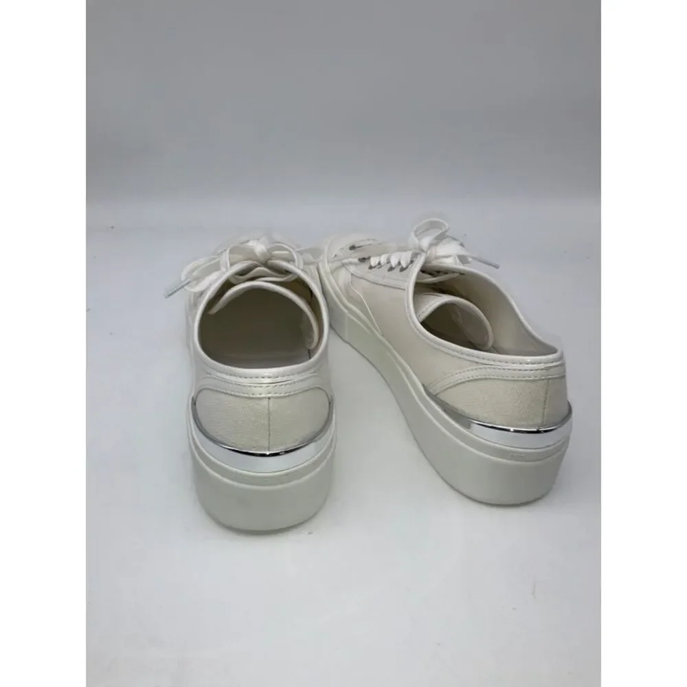 Michael Kors White Low-Top Platform Sneakers